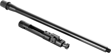 CMMG 99DE642 Replacement Barrel Kit with Bolt Carrier Group, 9mm Luger 16.10" Threaded, Black, Radial Delayed Blowback, Fits AR-Platform