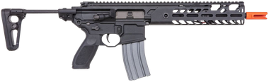 Sig Sauer Airguns AIRPFMCXAEG MCX AEGBattery 6mm 120rd Shot Black Black Receiver Black 3 Position Adjustable Stock