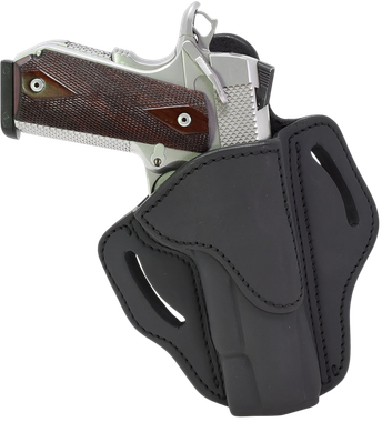1791 Gunleather BH1SBLR BH1OWB 01 Stealth Black Leather Belt Slide Fits 4-5" 1911