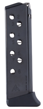 Mec-Gar MGWPP32FRB Standard8rd Detachable w/Finger Rest 32 ACP Fits Walther PP Blued Carbon Steel
