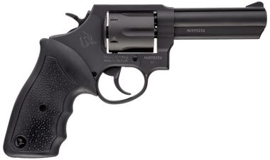 Taurus 2650041 6538 Special +P or 357 Mag 6 Shot 4" Barrel, Overall Matte Black Oxide Finish Steel, Finger Grooved Black Rubber Grip, Fixed Sights
