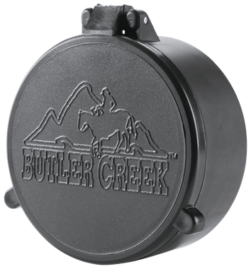 Butler Creek 30290 Flip-Open Objective Scope Cover 48.70mm Obj. Size 29 Black Polymer