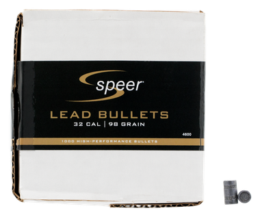 Speer 4600 Handgun32Cal 98gr Lead Wadcutter 1000/Box