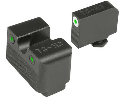 MOS TRITIUM PRO WHT W/U-NOTCHTRUGLO SIGHT SET FOR GLOCK LOW