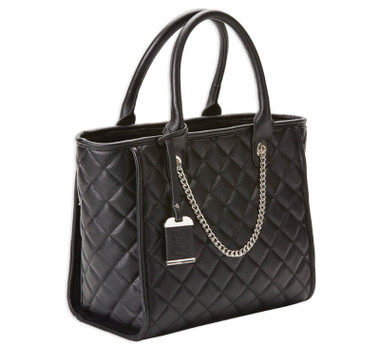 ConCarry Purse Tote Style Blk QuiltNylon
