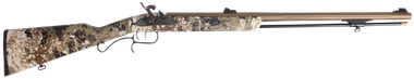 Traditions R3980525 ShedHorn50 Cal Musket 26" Fluted, Stainless Barrel/Rec, Veil Wideland Synthetic Stock, Williams Fiber Optic Sights, Accelerator Breech Plug