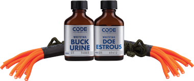 Code Blue OA1074 Double Drag ComboDeer Attractant Doe In Estrus/Buck Urine 1 oz Bottles