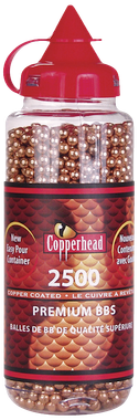 Crosman 0747 Copperhead177 Copper-Coated Steel 2500/Bottle