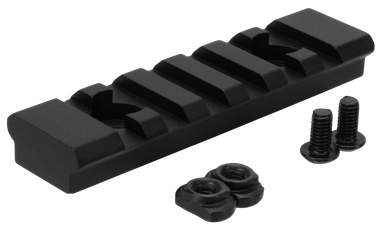 TacFire MAR105M M-LOK Accessory Picatinny Section Rail 3 Inch 7 SlotsBlack Anodized