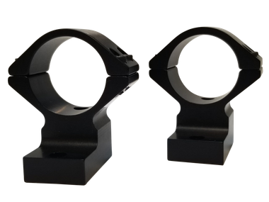 Talley 730714 Scope Mount/Ring ComboBlack Anodized 30mm Tube Tikka T3/T3x Low Rings