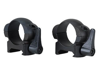 Weaver Grand Slam Leaver-Lok Top Mount Steel Scope Rings 1" Medium Matte