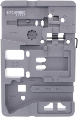 Birchwood Casey ARBENCH-BLOCK Bench BlockGray AR-15