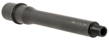 TacFire BAR9MM7BN AR Barrel9mm NATO 7.50" Black Nitride Finish 4150 Chrome Moly Vanadium Steel Material with Threading & 1:10" Twist for AR-15