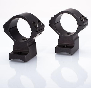 Talley Lightweight Alloy Scope Mount Combo Remington 700 Long Action 30mm Low - Black Anodized