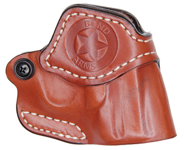 Prem Leather Cross Draw Holster w/TG Brn