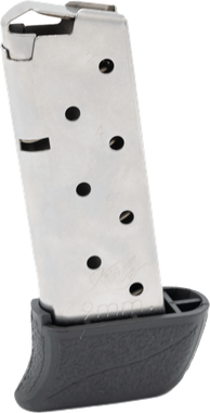 Kimber Mfg, Inc 1200848A Micro 98rd Extended 9mm Luger Silver Stainless Steel