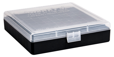 Berry's 16678 Ammo Box40S&W/45ACP Clear/Black Polypropylene 100rd