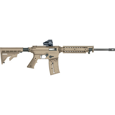 MOSS 715T FLAT TOP 22LR 16 FDE GREEN DOT 25RD