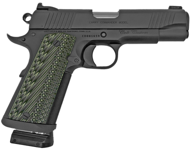 Colt Mfg O4042CS Limited 1911 CustomCarry 9mm Luger 7+1 4.25" Black National Match Barrel, Decobond Smoke Gray Serrated Steel Slide & Frame w/Beavertail, Gray G10 Grip, Ambidextrous