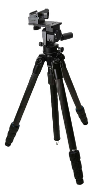 KOPF Jager KJ85004K K800Tripod made of Carbon Fiber with Black Finish, Adjustable Reaper Rail, 4-Level Leg Extension, 21-87 Degree Pan & Tilt