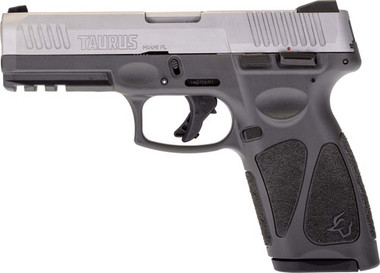 ADJ. GREY/SS POLYMERTAURUS G3 9MM 15-SHOT 3-DOT