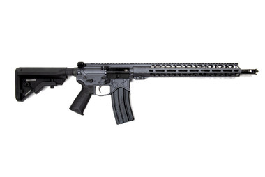 Battle Arms Development Billet AUTHORITY Elite AR Rifle - Combat Grey | .223 WYLDE | 16" Barrel | 15" M-LOK Free-Float Rail | Ambi Charging Handle & Ambi Safety | B5 Stock | Nickel Teflon Trigger