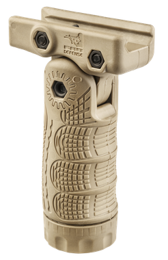 FAB Defense FXTFLT T-FL Vertical Folding Foregrip 7 Position Flat Dark Earth Fiberglass Reinforced Polymer