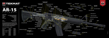 ULTRA 15"X44" AR-15 CUT AWAYTEKMAT ARMORERS BENCH MAT