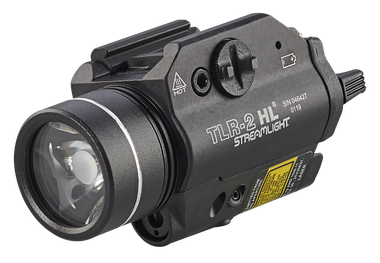 Streamlight 69261 TLR-2 HL Gun LightBlack Anodized 1,000 Lumens White LED Red Laser