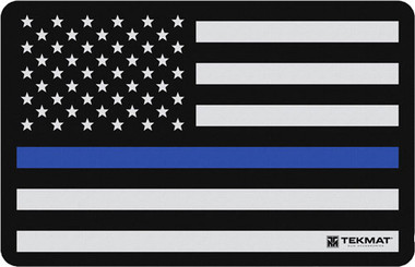 11"X17" POLICE SUPPORT FLAGTEKMAT ARMORERS BENCH MAT
