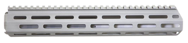 Q LLC 12HBMLOKARHG HandguardM-LOK Aluminum Gray Q LLC Honey Badger 12"