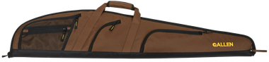 Allen 99452 Daytona Shotgun Case 52" Mocha Brown Endura w/ Black Trim Adjustable Sling, 4 Pockets & Easy Clean Lining