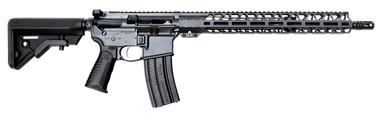 Battle Arms Development WORKHORSE 010 Workhorse Patrol 223 Wylde 16" 30+1 Battlearms Gray 6 Position B5 Bravo Adjustable Stock Black Polymer Grip