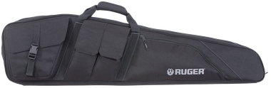 Ruger 27932 Defiance Tactical Rifle Case42" Black Endura with Ruger Logo, Carry Handle, Knit Lining, Mag Pocket, Accessory Pockets & Lockable Zipper