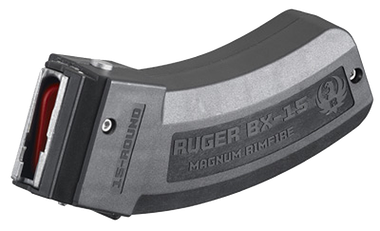 Ruger 90585 BX-1515rd Magazine Fits Ruger American Rimfire/77 17 HMR/22WMR BX-15 Black