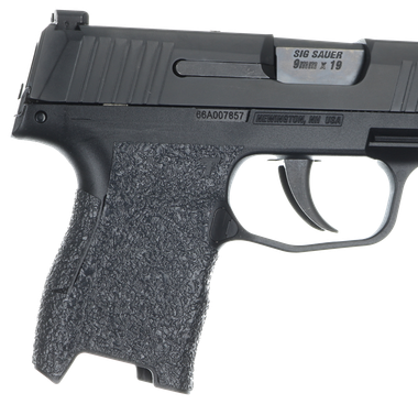 Talon Grips 001R Adhesive GripTextured Black Rubber for Sig Compact P320, P250, M17, M18 with Medium Grip Module