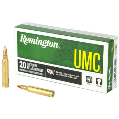 Remington 223 Rem Ammo 55gr FMJ Ammunition - 20 Rounds