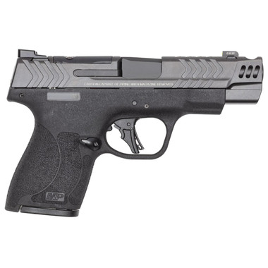S&W PC M&P 9 Shield Plus Carry Comp Handgun 9mm Luger 10rd Magazines(2) 4" BarrelThumb Safety