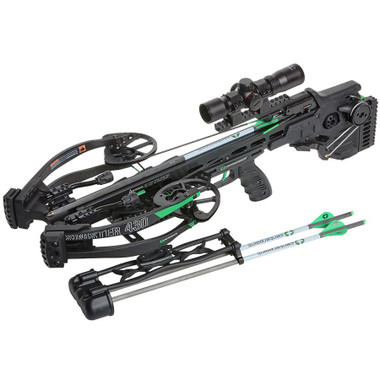 CenterPoint Sinister 430 Crossbow Integrated Silent Cocking SystemAuto Retracting Sled