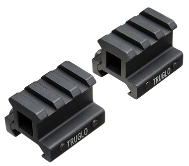 TruGlo TG8982B Picatinny Riser MountMatte Black Anodized
