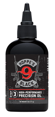 Hoppe's HBL4 Black Precision Oil Lubricates Prevents Rust & Corrosion4 oz. Squeeze Bottle