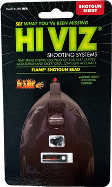 SIGHT W/RED LITEPIPEHIVIZ FLAME SHOTGUN RIB FRONT