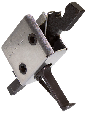 CMC Triggers 91507 Drop-InSingle-Stage Flat Trigger w/ 3.50 lbs Draw Weight & Black/Silver Finish