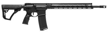 Daniel Defense 0212816541047 DDM4 V7 Pro 5.56x45mm NATO 30+1 18" Threaded Heavy Barrel w/Muzzle Climb Mitigator, Black Hard Coat Anodized Receiver, 6 Position Stock w/SoftTouch Overmolding