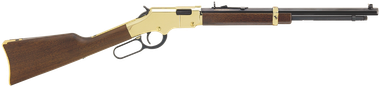 Henry H004Y Golden BoyYouth 22 Short/ 22 Long/ 22 LR 12 LR/16 Short Capacity, 17" Barrel, Brasslite Metal Finish, American Walnut Stock, Right Hand