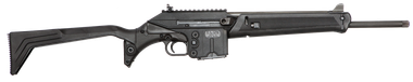 Kel-Tec SU16CBLK SU-16 Sport Utility Carbine 5.56x45mm NATO Caliber with 16" Barrel, 10+1 Capacity, Black Parkerized Metal Finish, Black Underfolding with Storage Compartment Stock Right Hand