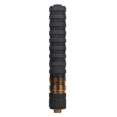 Q ERECTOR 9 SUPPRESSOR 9MM MODULAR ALUMINUM, SS BLST BAFFLE, 1/2X28 BLACK