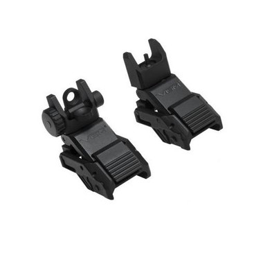 Vism Pro Series AR Flip up Front and Rear Sight Set