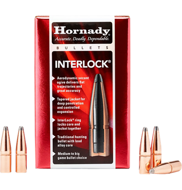 Hornady 3070 InterLock30 Cal .308 180 gr Spire Point 100 Per Box/ 15 Case
