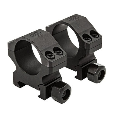 SIG ALPHA1 1 HIGH RINGS ALUM MATTE BLK